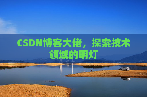 CSDN博客大佬，探索技术领域的明灯